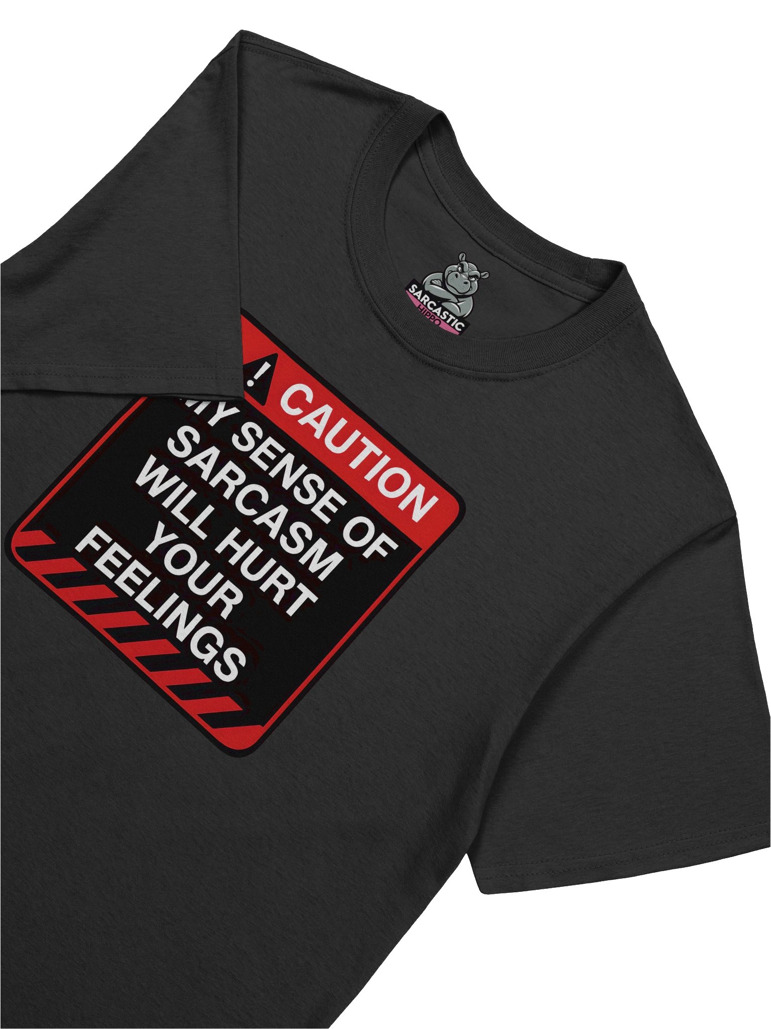 "Caution: My Level Of Sarcasm" T-Shirt – Funny Warning Graphic Tee | Bold Sarcastic Humor Shirt product image (1)