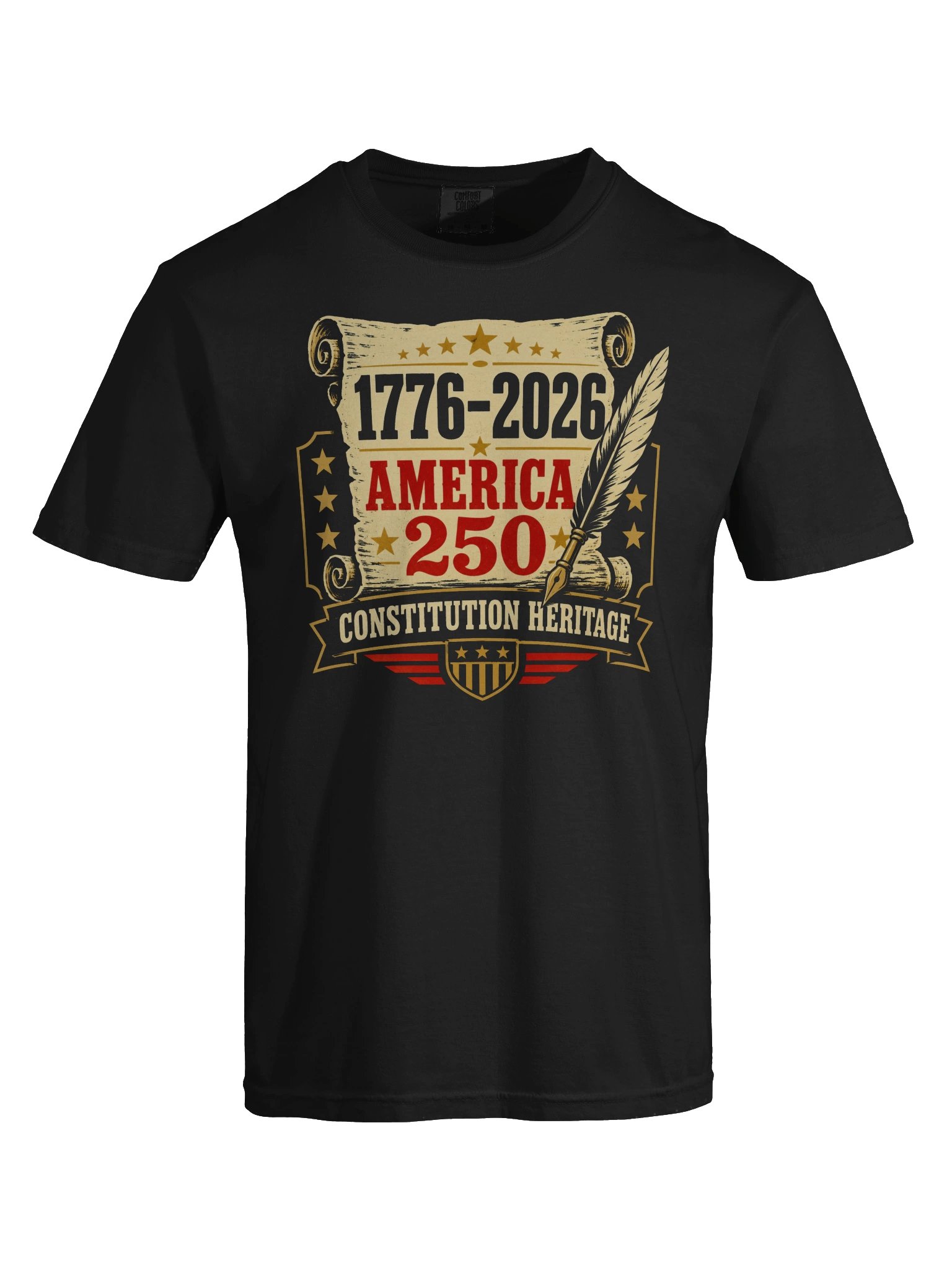 America 250 Constitution T-Shirt | Vintage 1776–2026 Patriotic Tee product image (5)