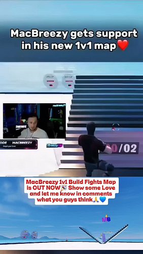 MacBreezy 1v1 Build Fights is OUT NOW🎉 Hit this link to try it out and let me know your thoughts🙏
https://play.fn.gg/island/8...