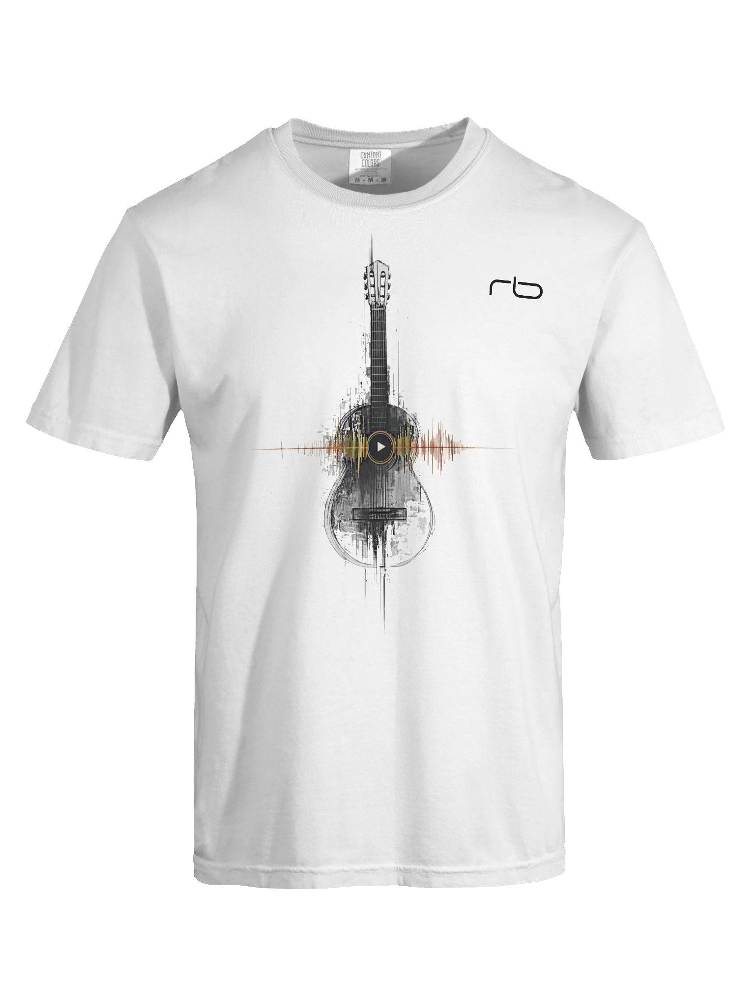 Soundwave Acoustic Guitar T-Shirt product image (7)