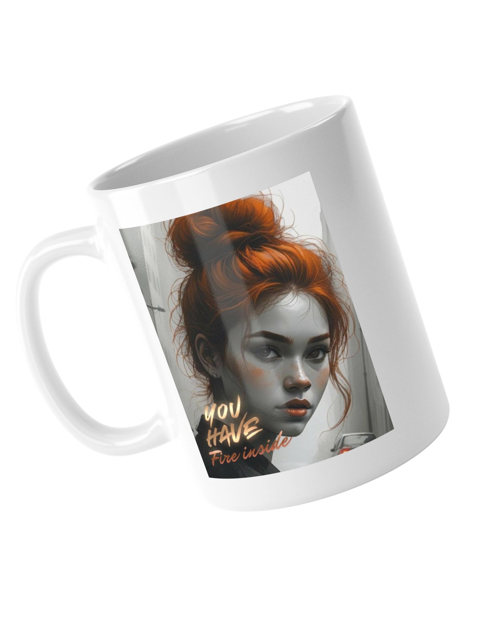 Mind Matter- You Have Fire Inside- White Mug product image (5)