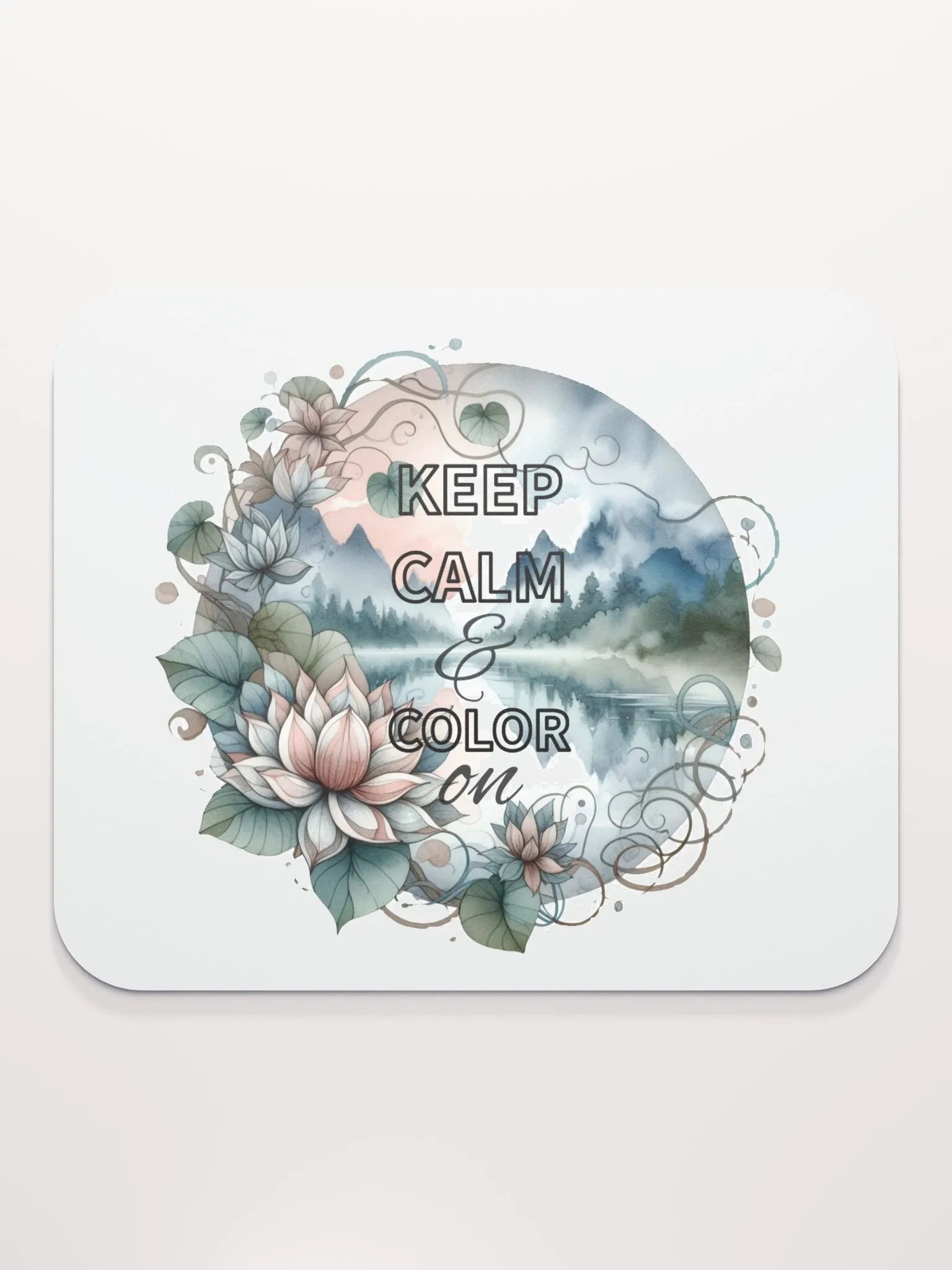 'KEEP CALM & COLOR ON' Mouse Pad product image (2)
