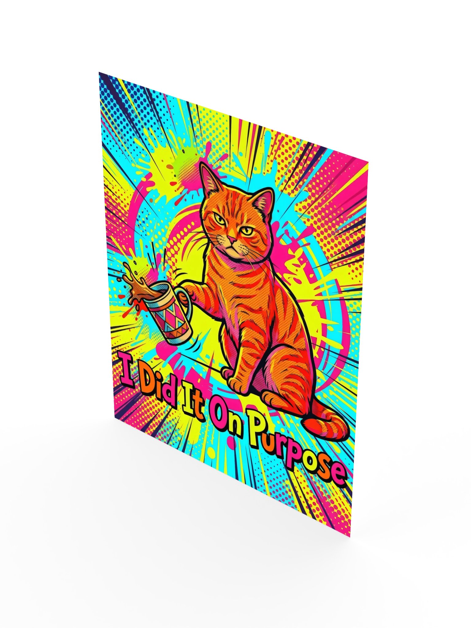 On Purpose Cat Poster product image (17)