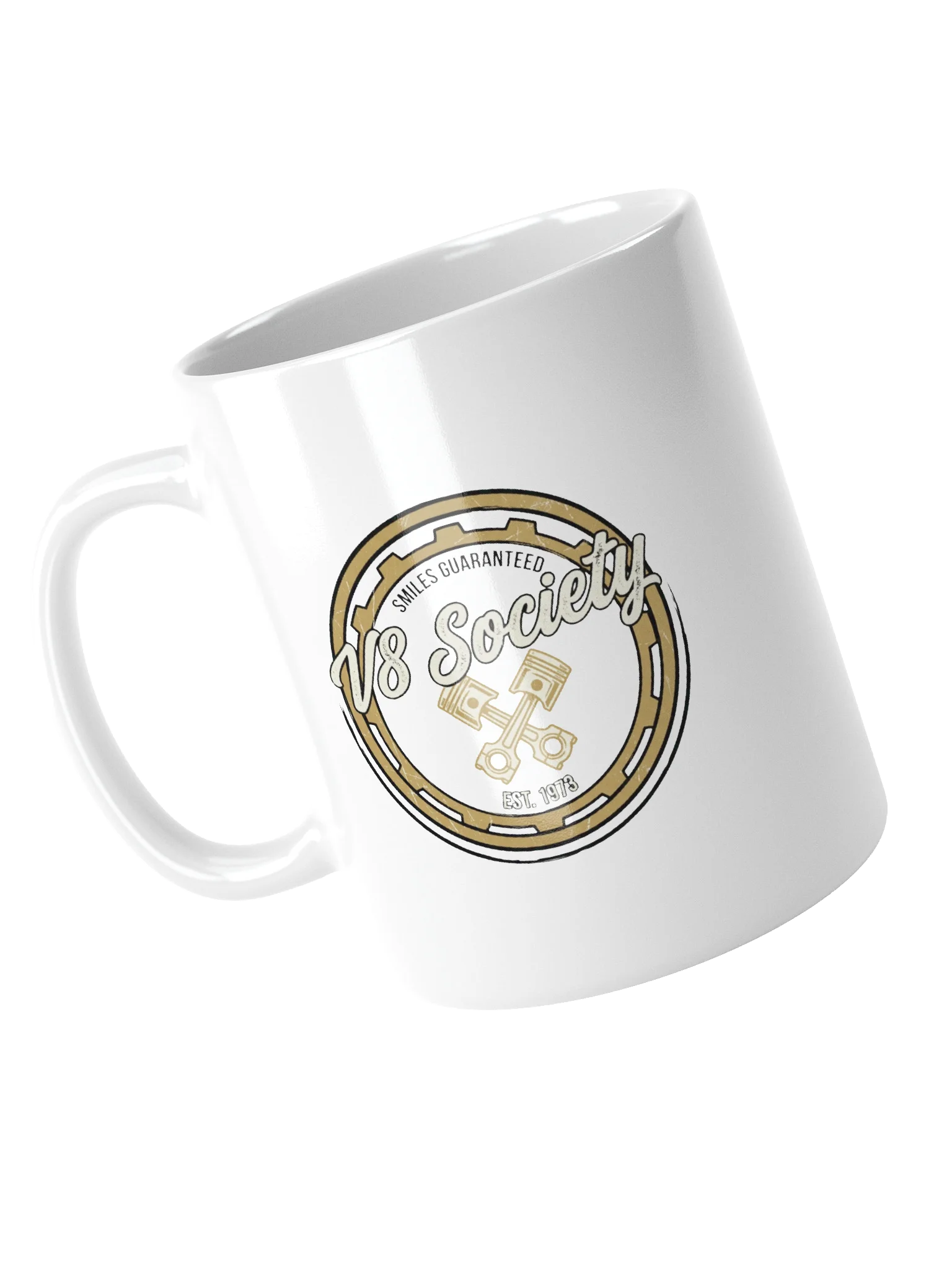 V8 Society Golden Engine Mug product image (12)