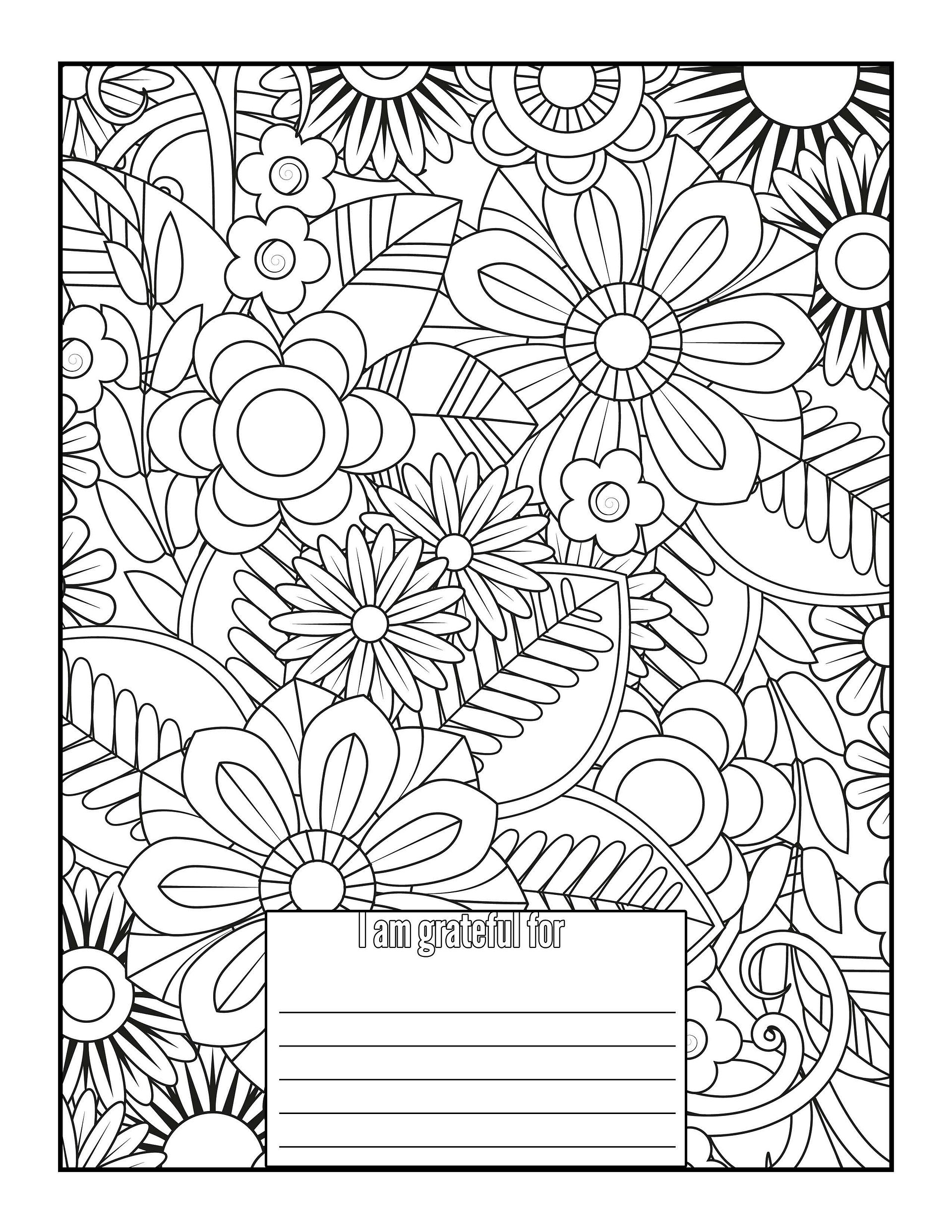 Color Me Grateful Coloring & Prompted Gratitude Journal product image (2)