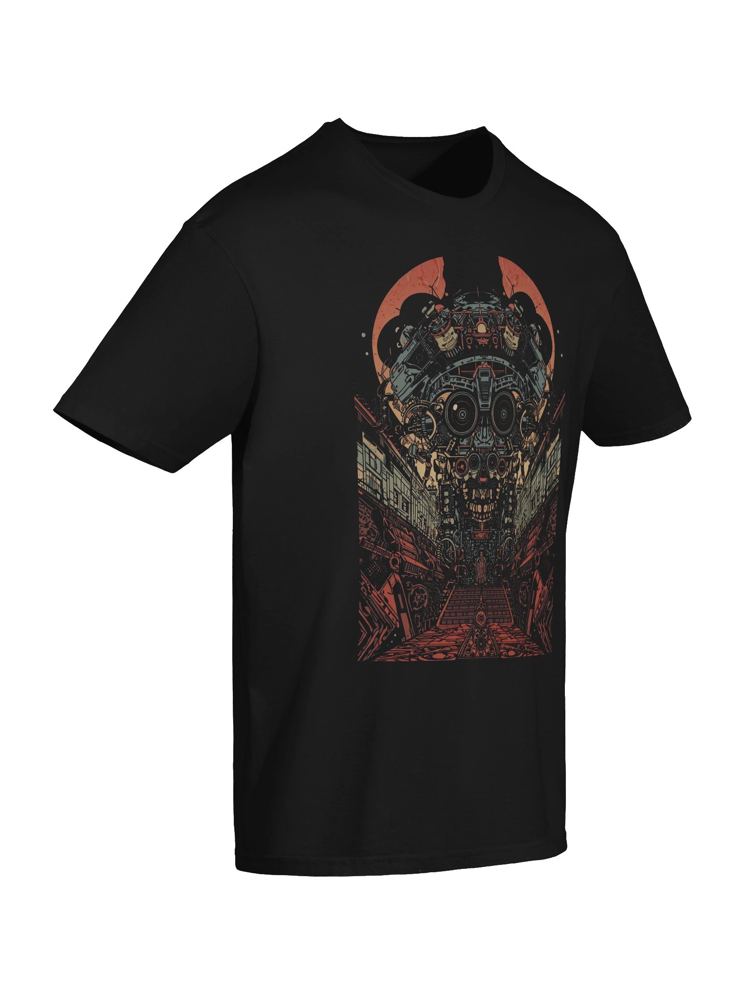 Retro-Futurist Robot Skull T-Shirt product image (2)