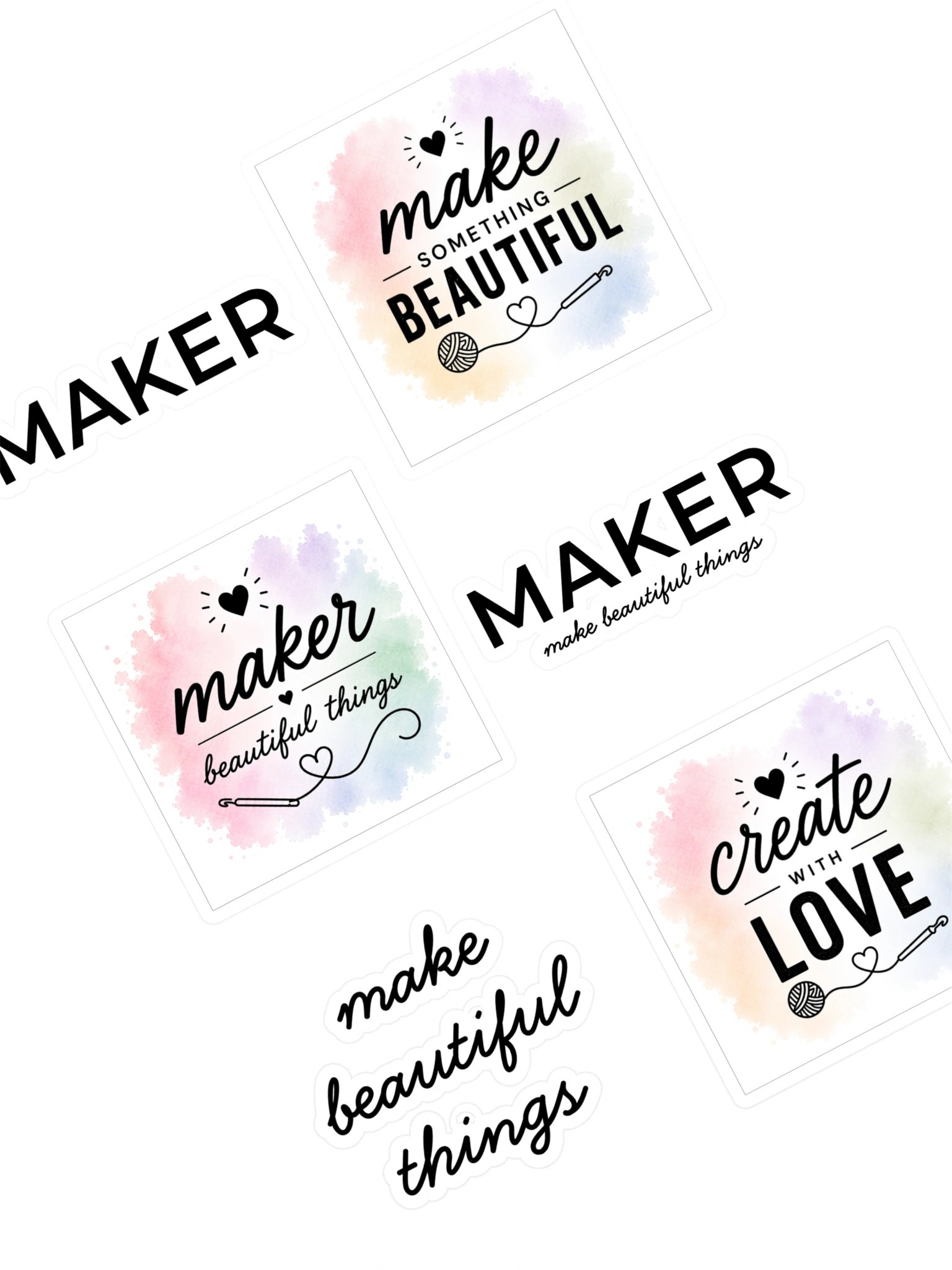 Maker Sticker Sheet product image (1)
