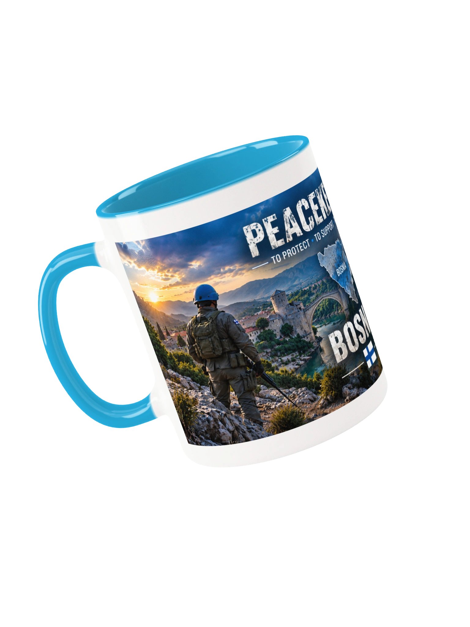 BOSNIA Peacekeeper Mug – 11 oz product image (3)