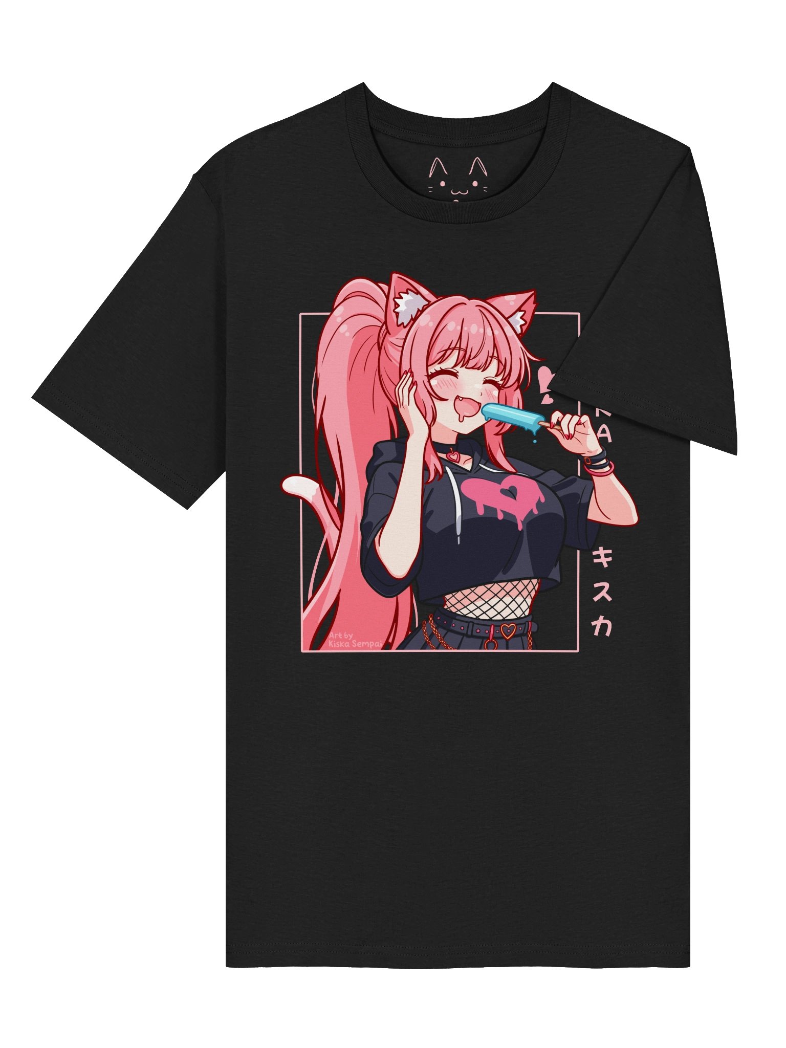 Kiska with popsicle ☆ T-Shirt product image (4)