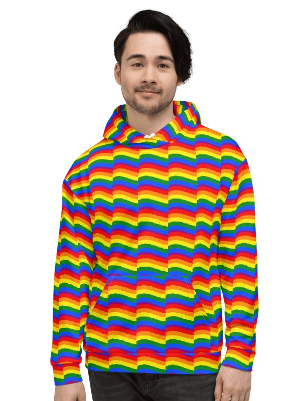 Rainbow hoodie product image (1)