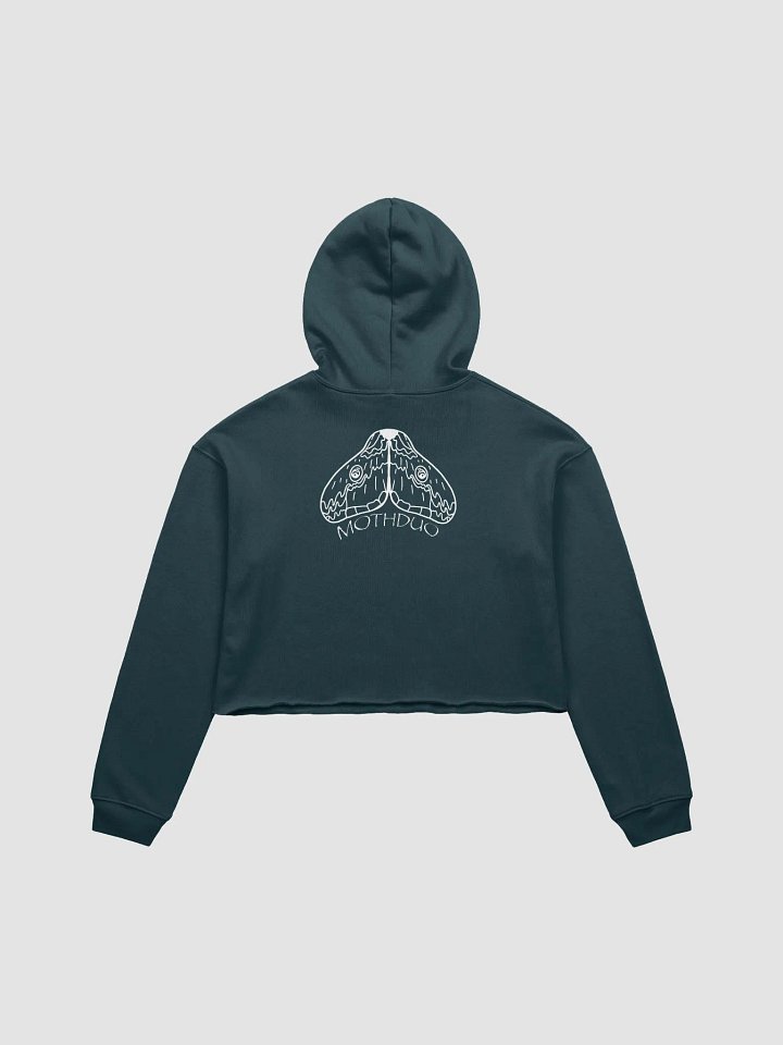 Mothduo Cropped Hoodie - White (Wings Edition) product image (10)