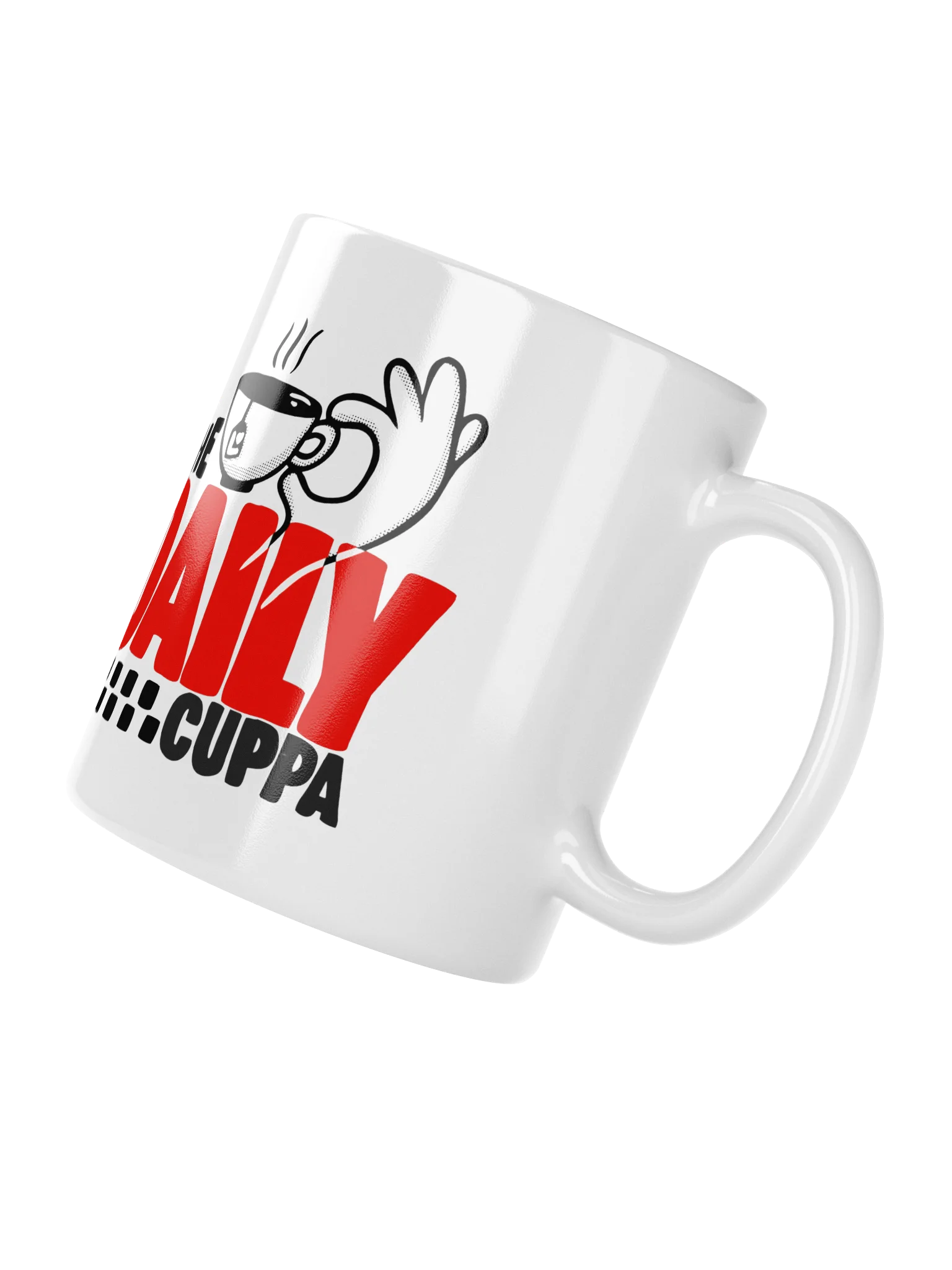 The Daily Cuppa - Mug - Red product image (4)