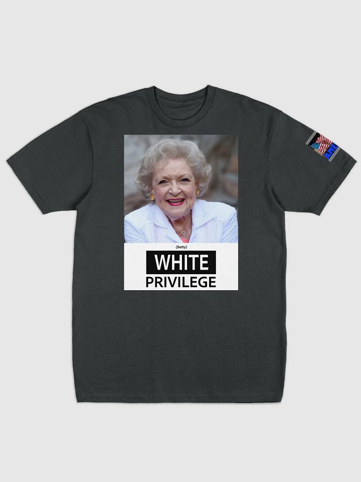 (Betty) White Privilege Cotton T-Shirt product image (2)