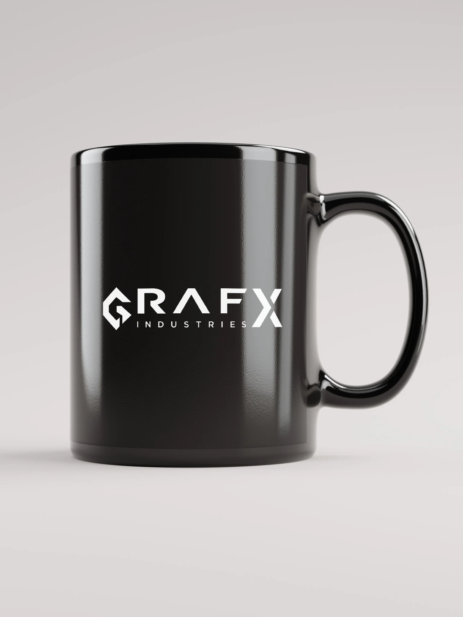 GFX Motion | GFX Industries - Black Mug - White Logo product image (1)