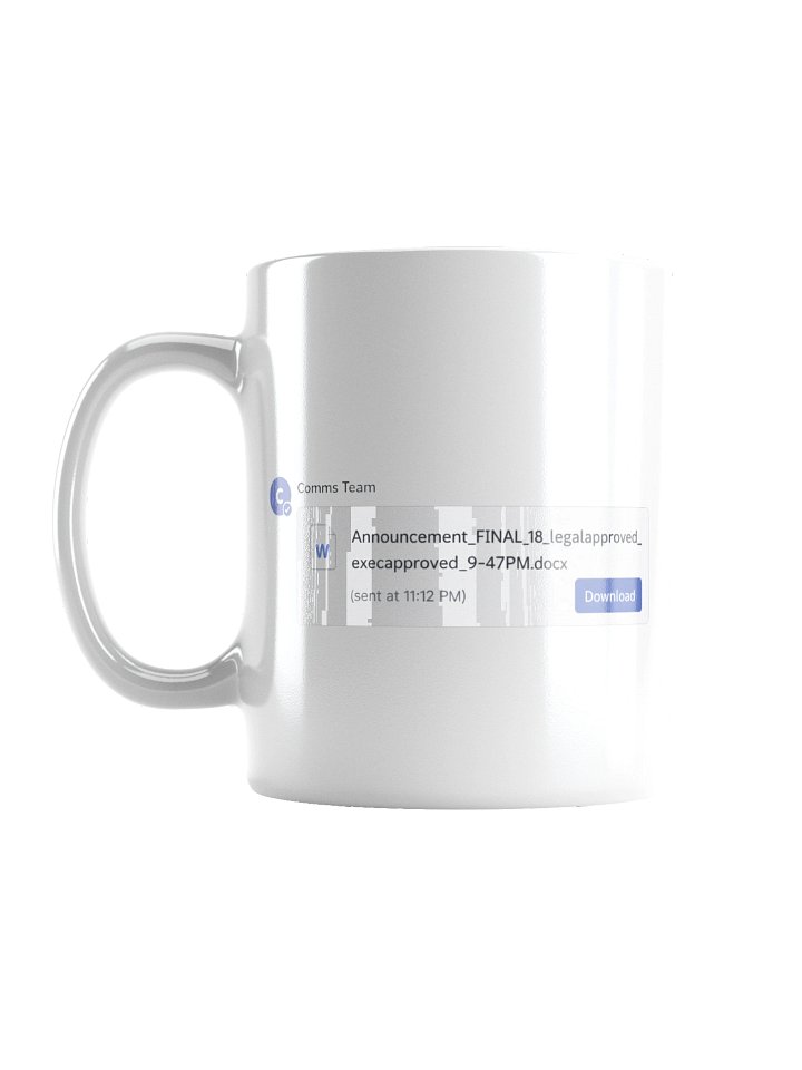 Announcement Final Mug product image (1)