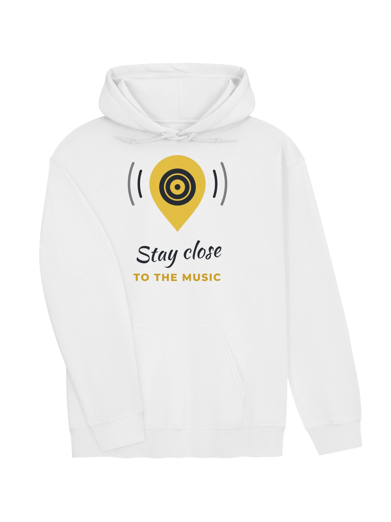 Stay Close to the Music Hoodie (White) product image (3)