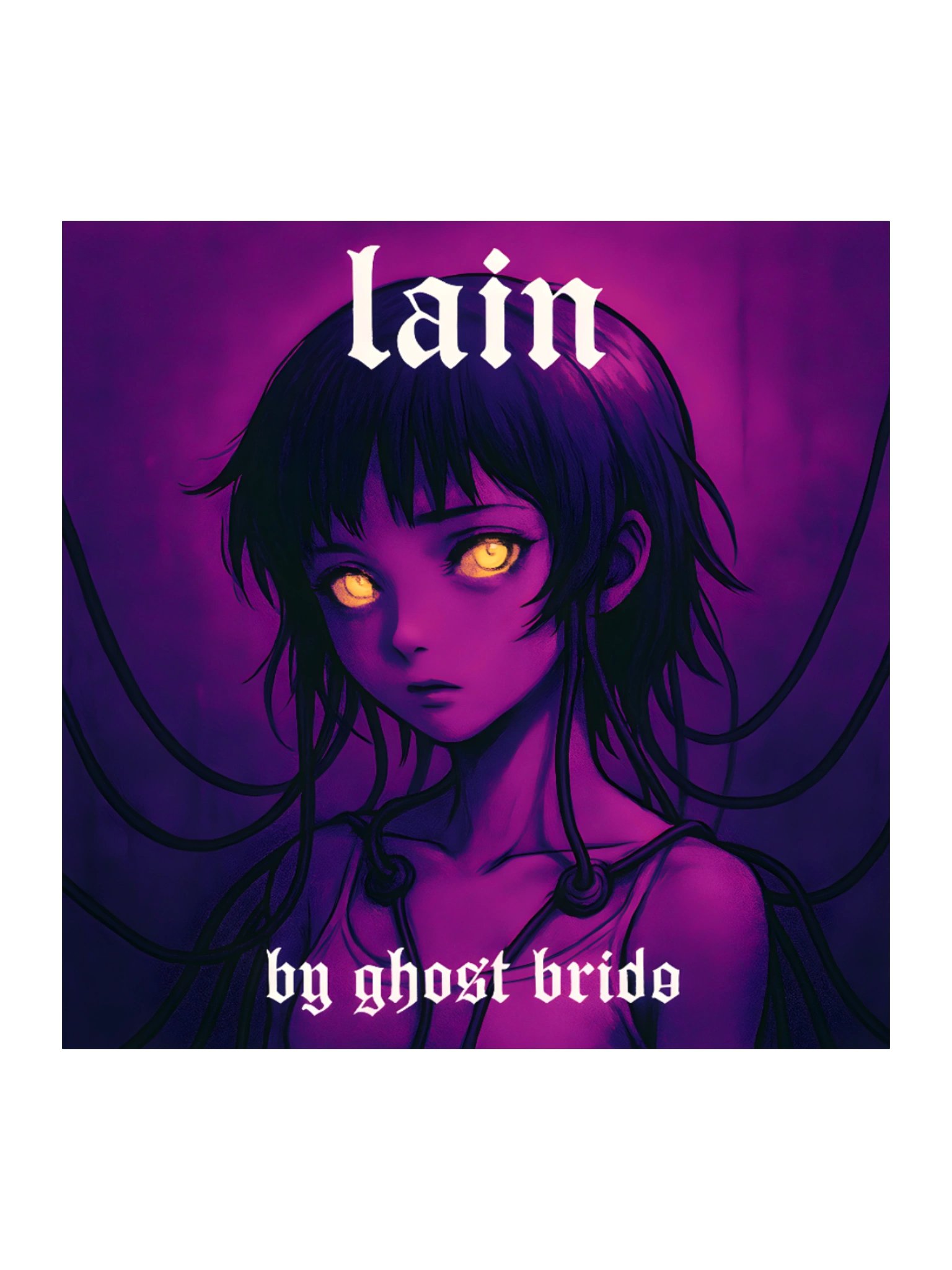 ghost bride lain sticker product image (1)