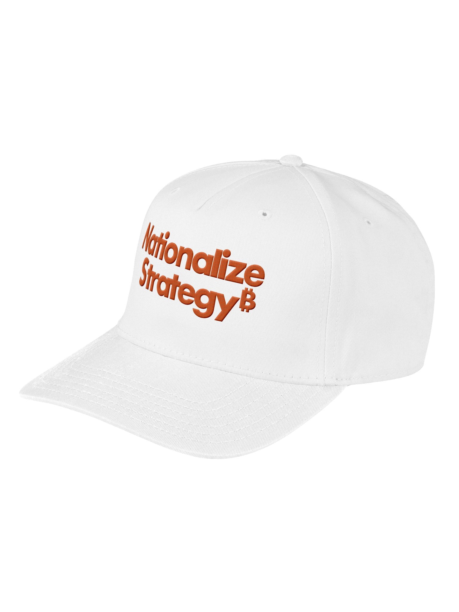 Nationalize Strategy Embroidered Hat - White product image (3)