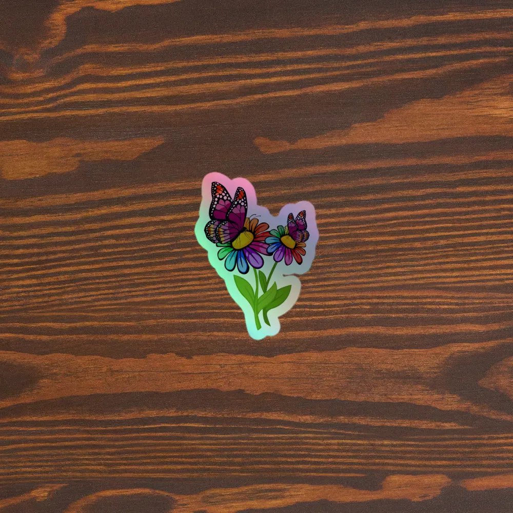 Lesbian Butterflies Sticker product image (5)
