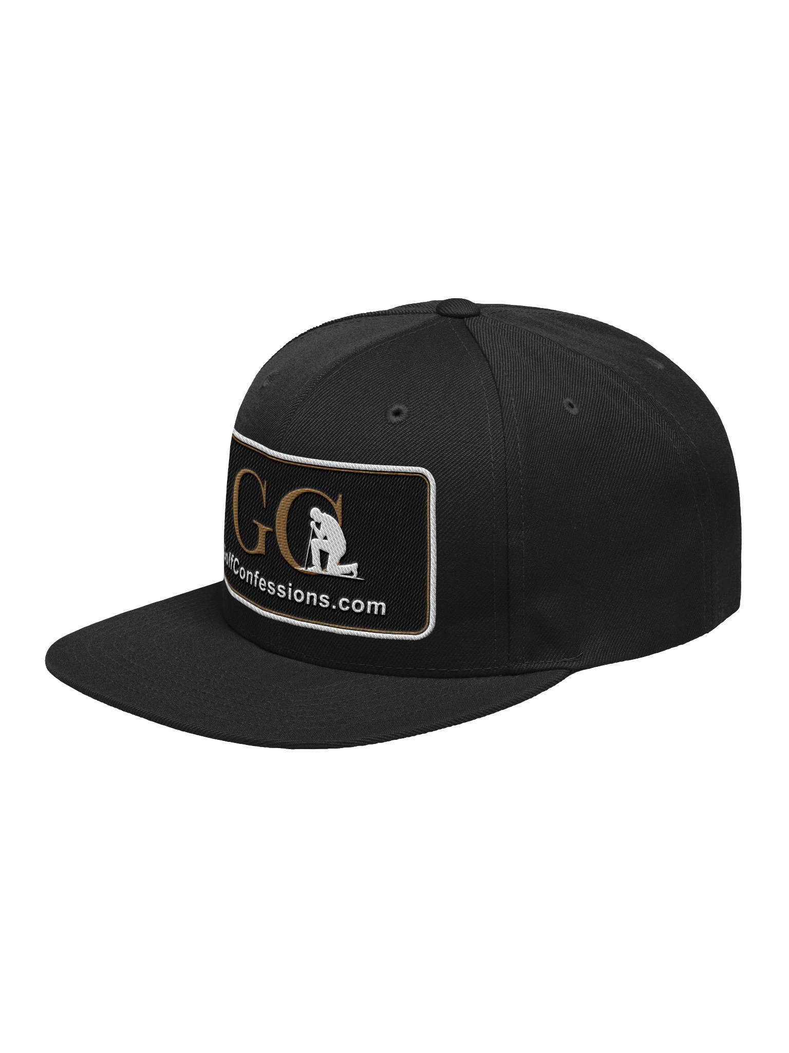 GC Kneeling Golfer Black Patch Snapback product image (3)