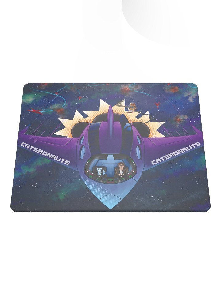 Catsronaut Officer Mouse Pad 🪐 product image (1)