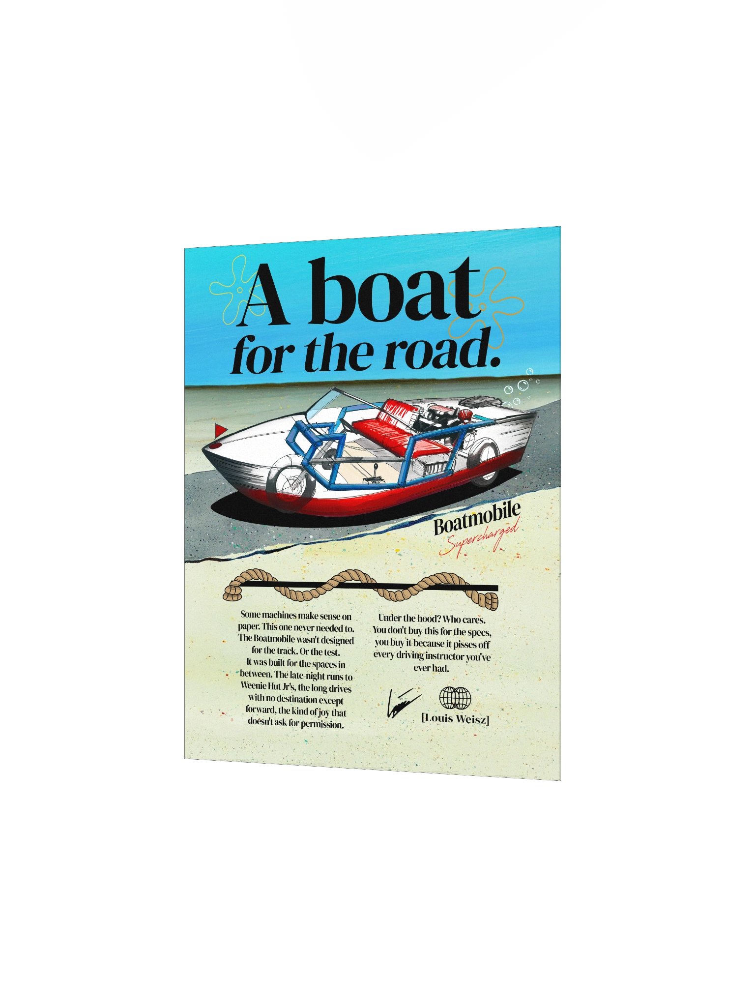 "A Boat for the Road" Matte Poster product image (2)