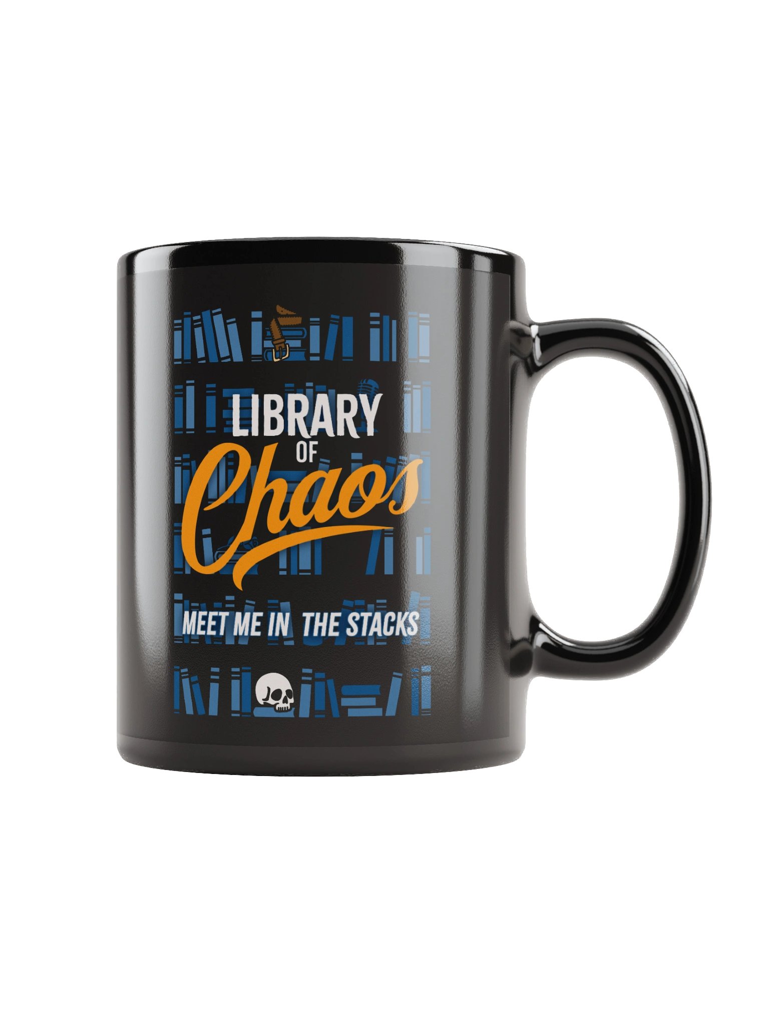 Library of Chaos Mug Black product image (1)