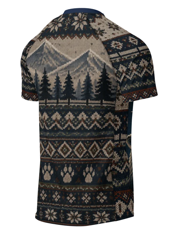 Ugly Sweater Wolf Rash Guard product image (2)