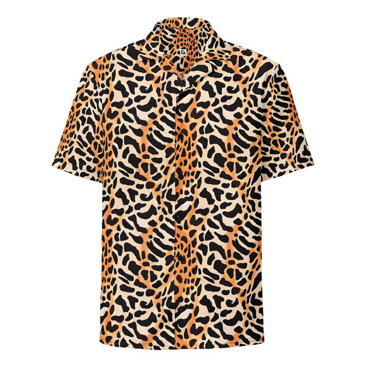 Orange Giraffe Hawaiian Shirt product image (1)