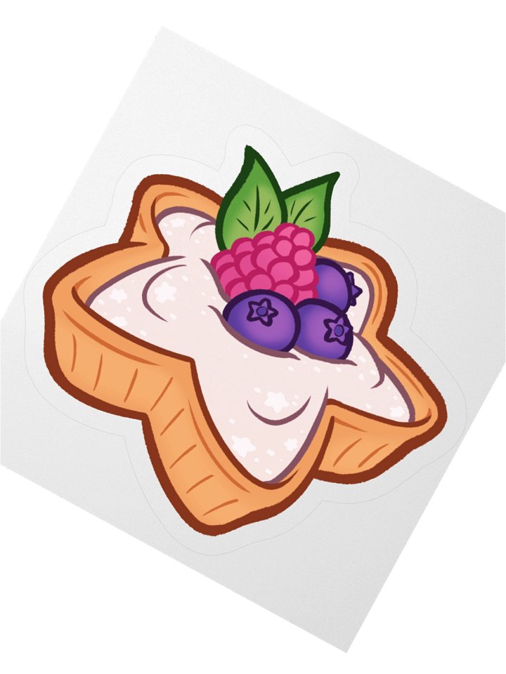 Fruit Tart | Star Desserts Sticker Series product image (2)