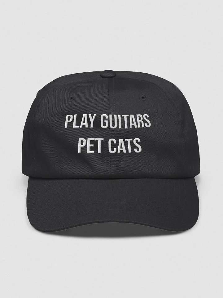 "Play Guitars, Pet Cats" Hat product image (1)