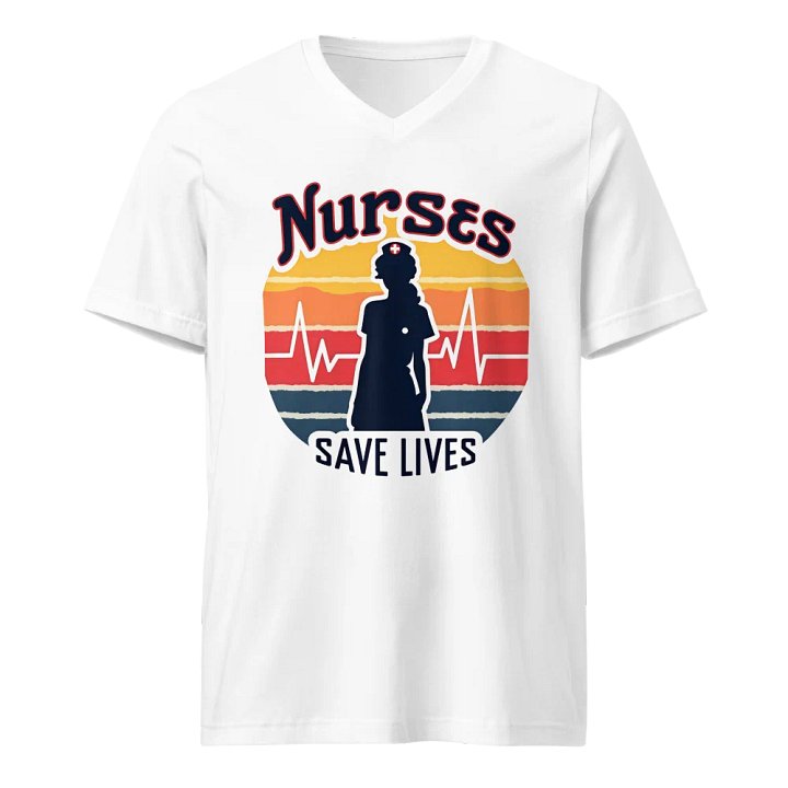 Heartbeat Hero V-Neck Tee product image (1)