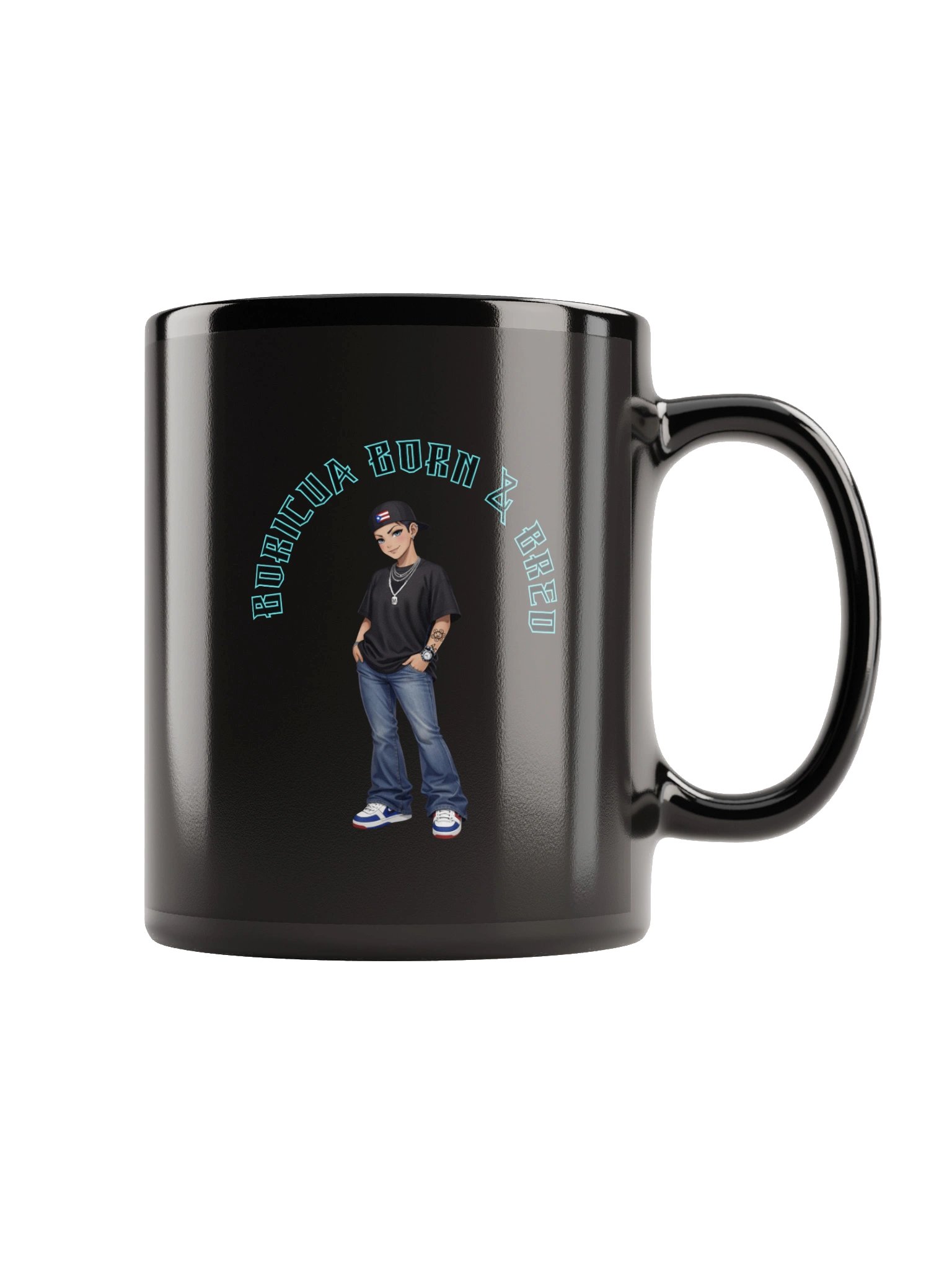 Boricua born mug product image (1)