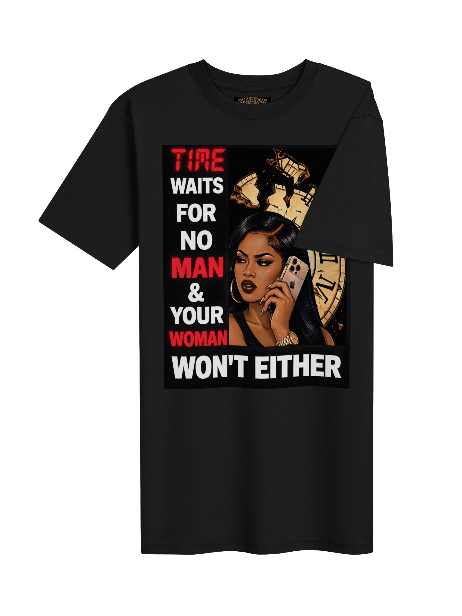 Time Waits No One Graphic Tee product image (4)