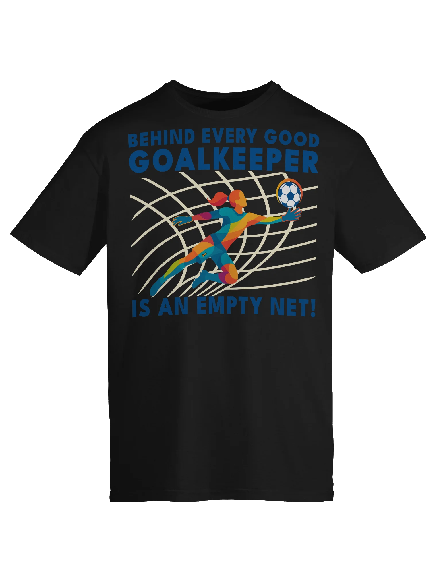 Empty Net Hero — Goalkeeper Vector T-Shirt product image (9)