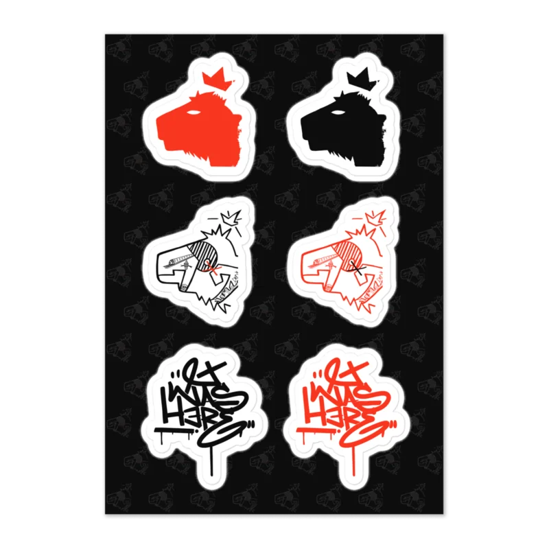The King Sticker Sheet product image (1)