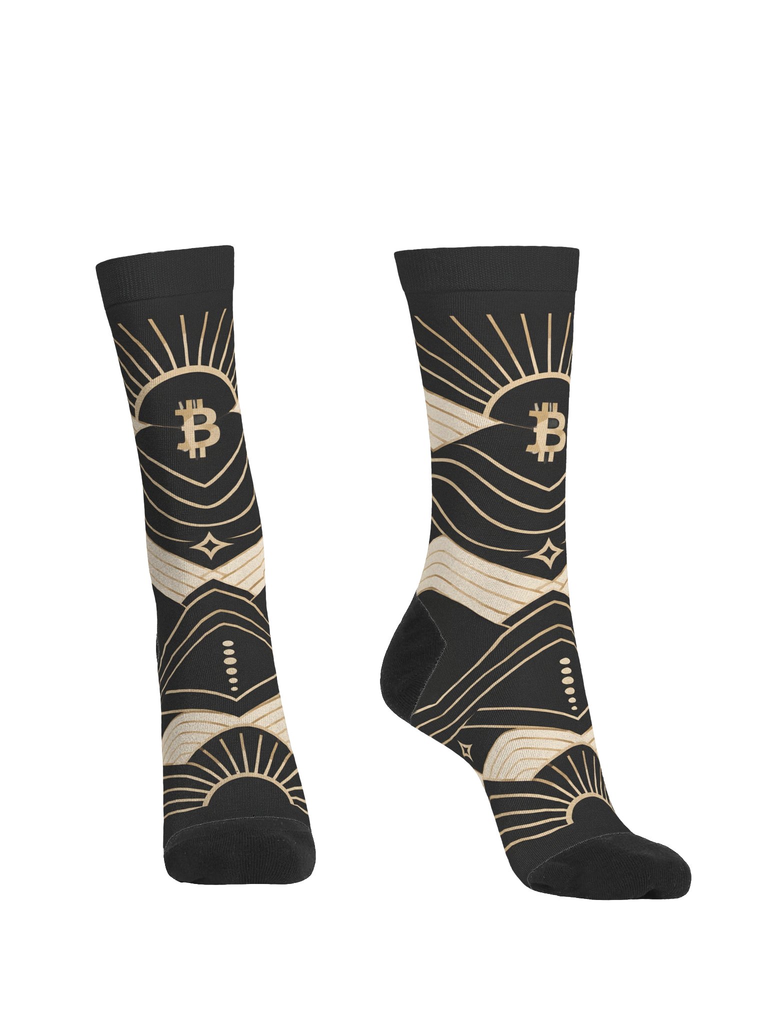 Tailored Bitcoin Crew Socks product image (2)