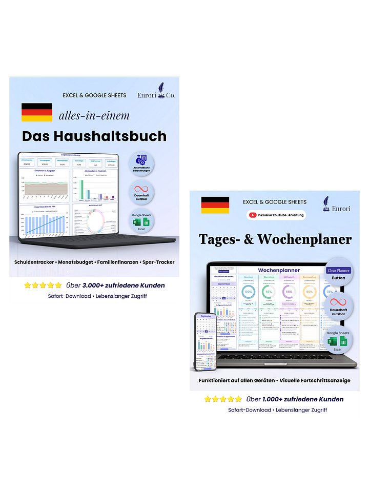 Das Haushaltsbuch + Tages- & Wochenplaner (10 % Rabatt) product image (1)
