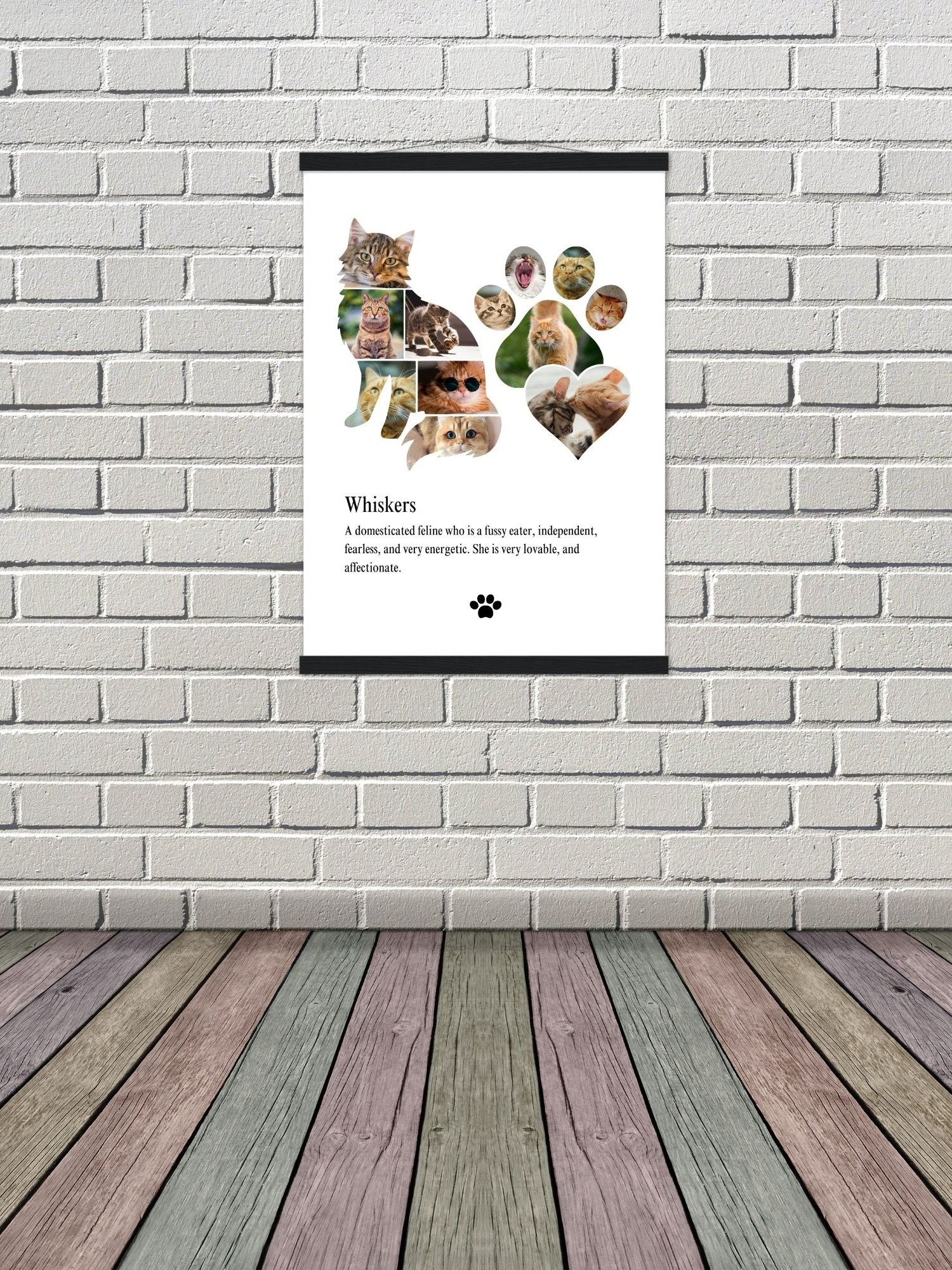 Cat Memorial Photo Collage Canva Template product image (6)