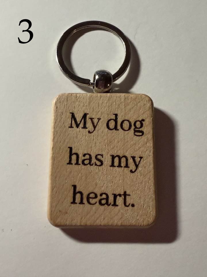 Pet Lover Vibes Wooden Keychains | Cat, Dog & Animal Designs | Gifts for Pet Parents (2) product image (3)