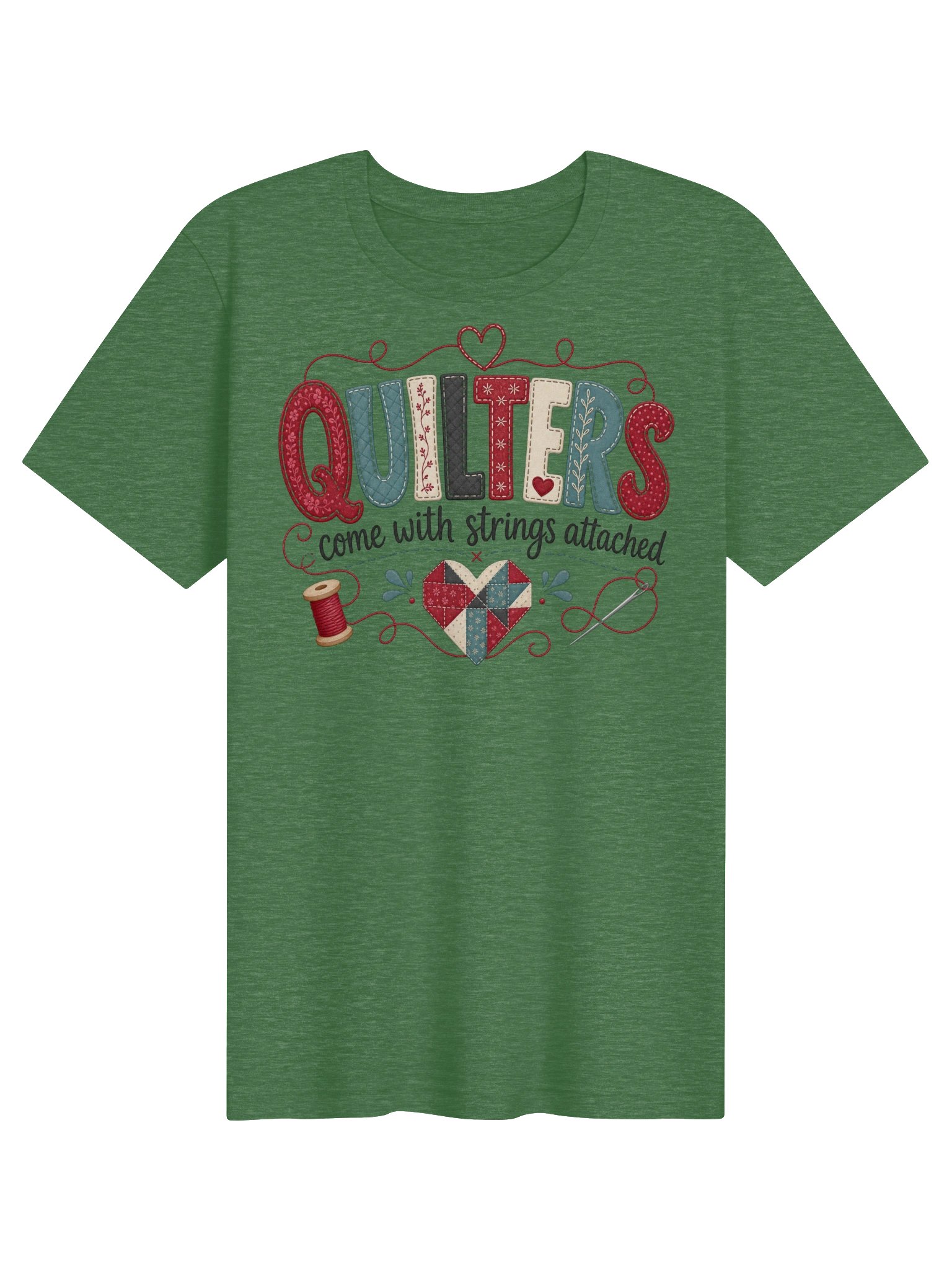 Quilters Come With Strings Attached Tee product image (2)