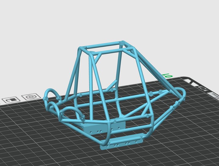 SCX24 Tilted Neck Roll Cage product image (1)