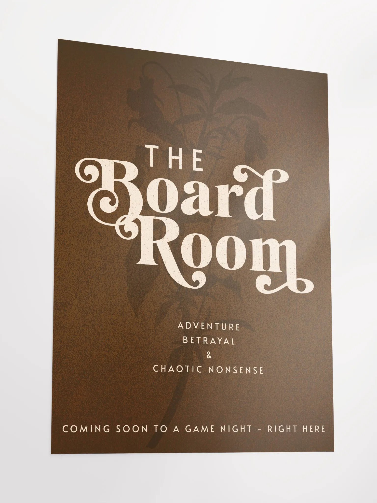 Board Room Movie Poster for Board Gamers - 18