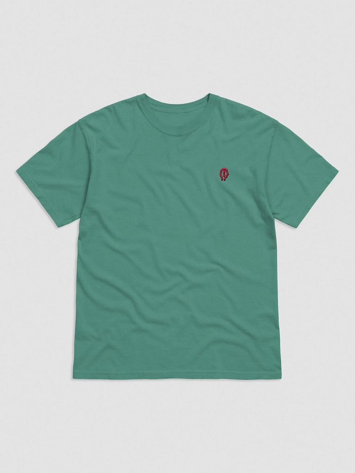 EXCLAIMING MENTALLY (L.C., rose) embroidered garment dyed tee product image (33)