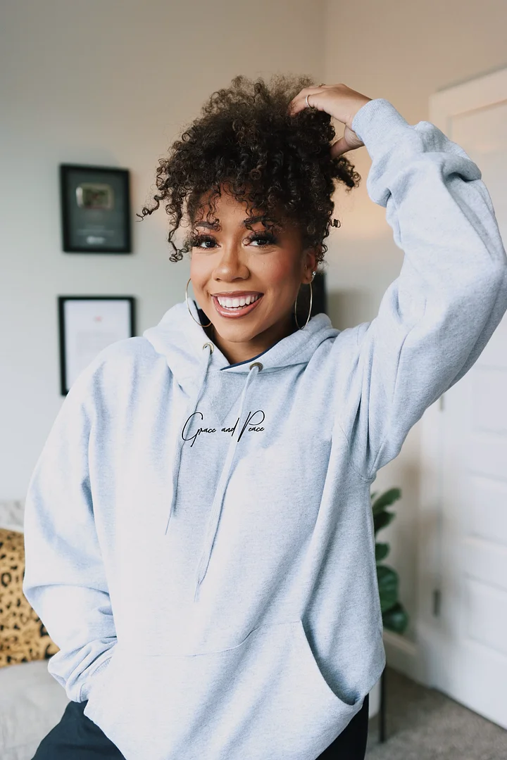 Grace and Peace Hoodie (Light Steel) product image (1)