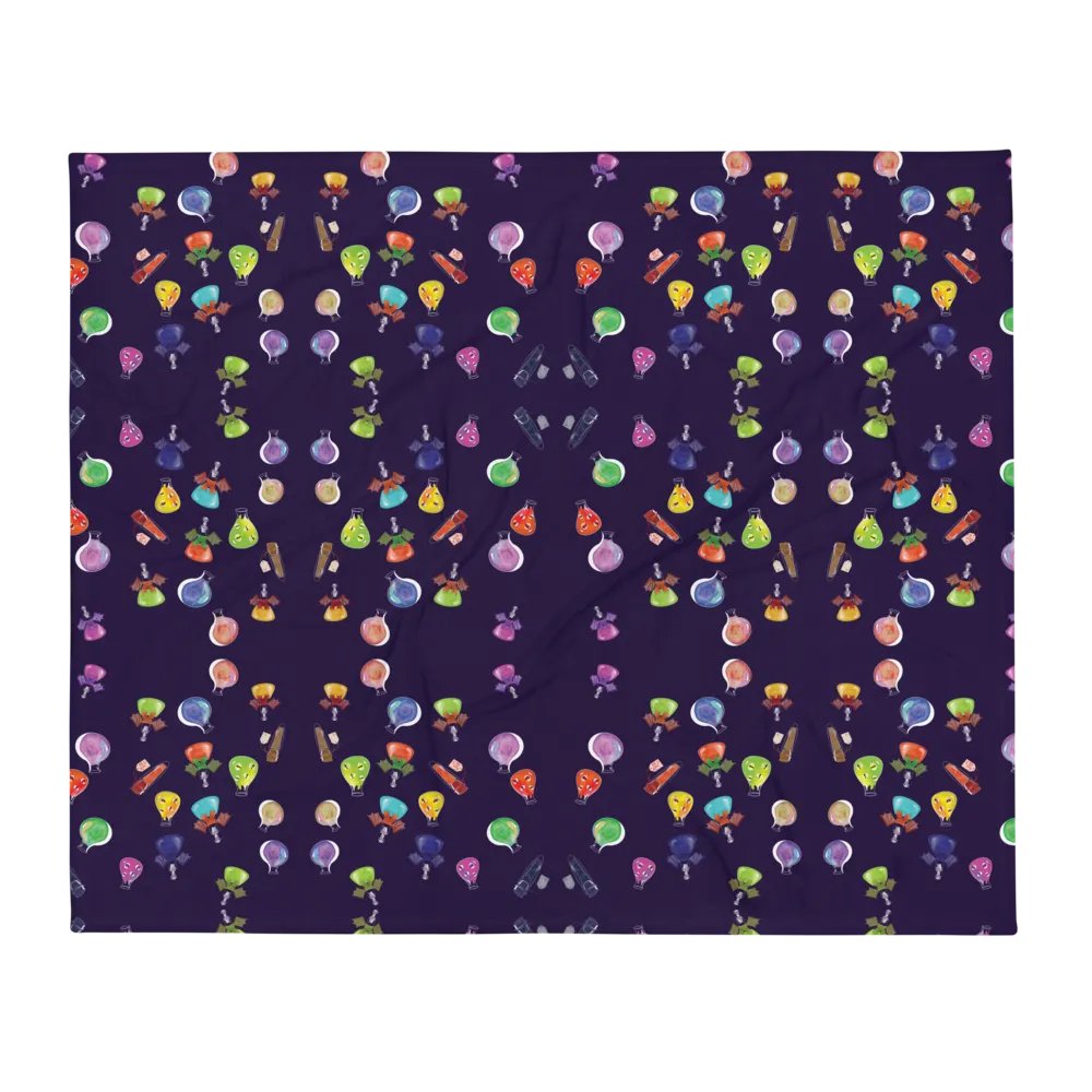 Potion Print Throw Blanket product image (2)