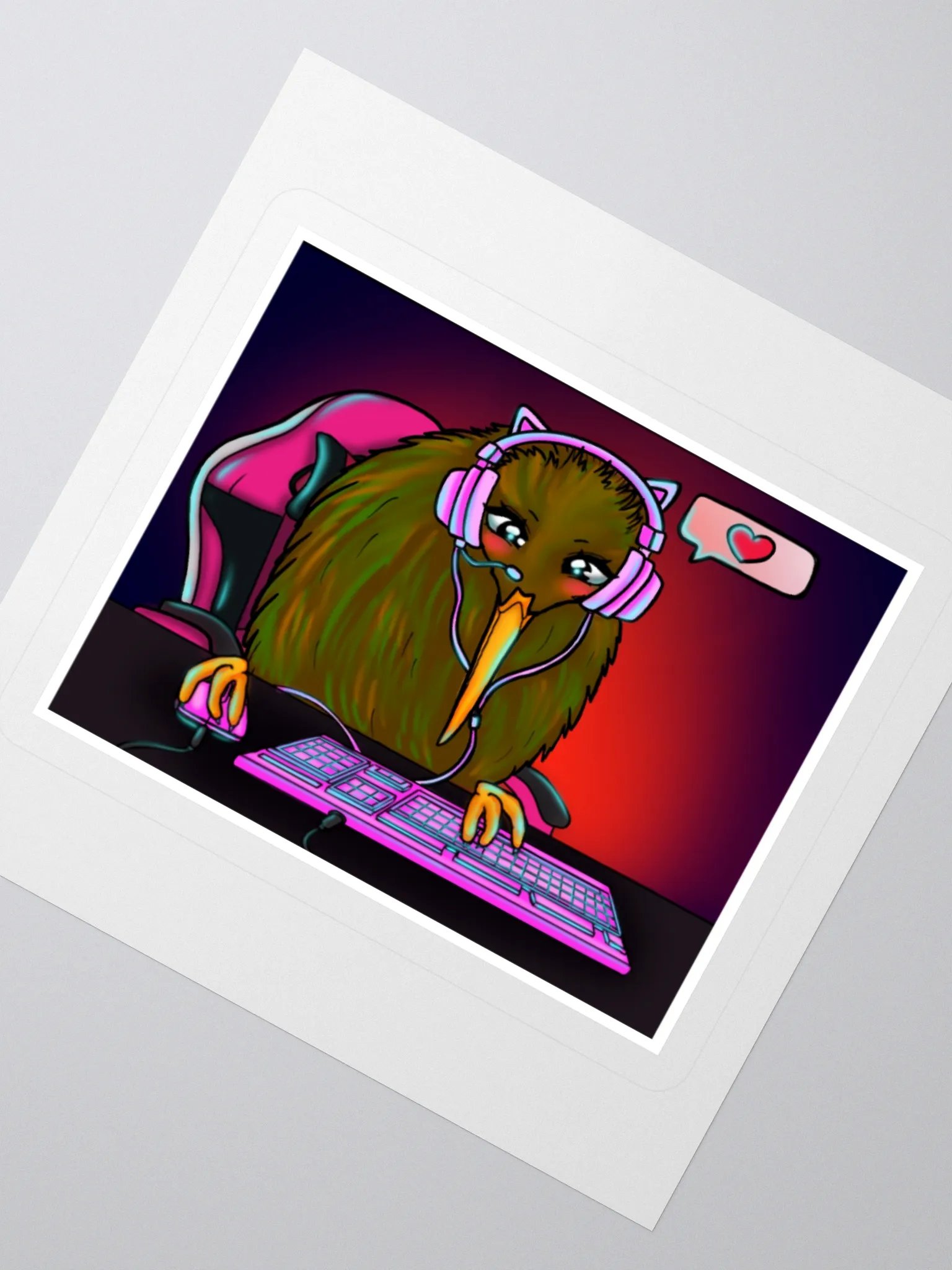 Gamer Kiwi Sticker product image (2)
