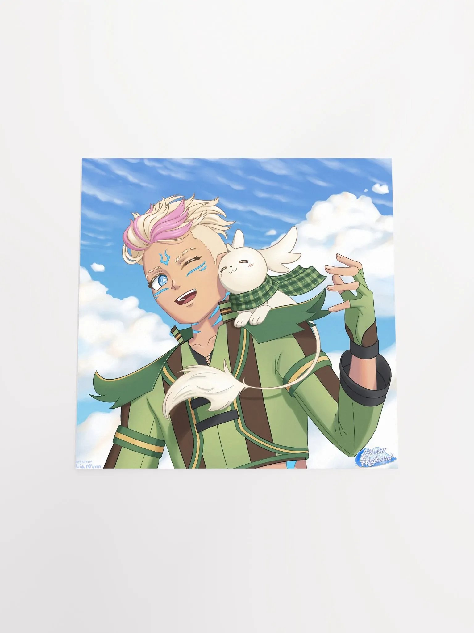 'Inseperable Duo' Square Matte Poster product image (14)