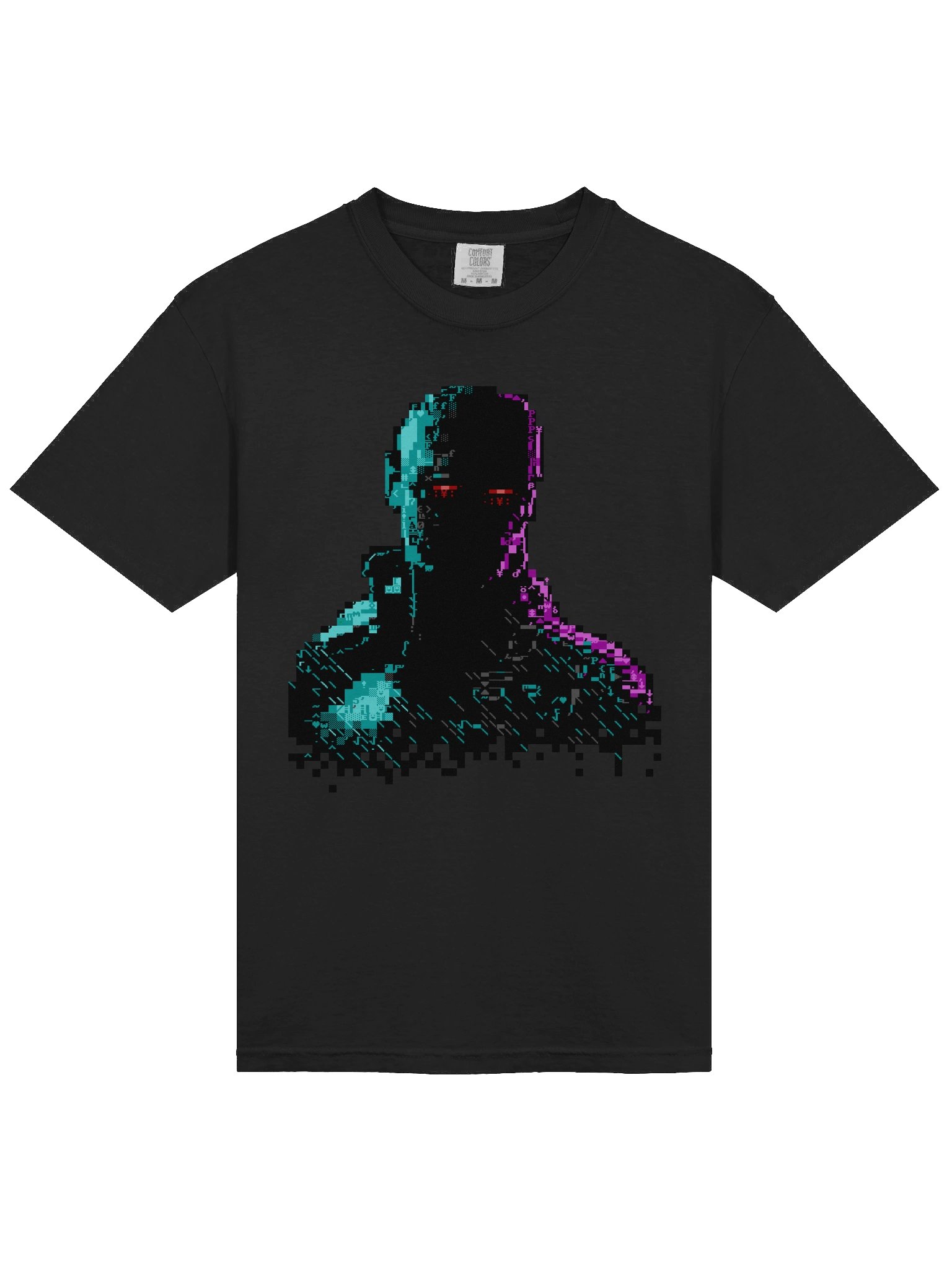 Ghost in the Wires ASCII Art T-Shirt product image (5)