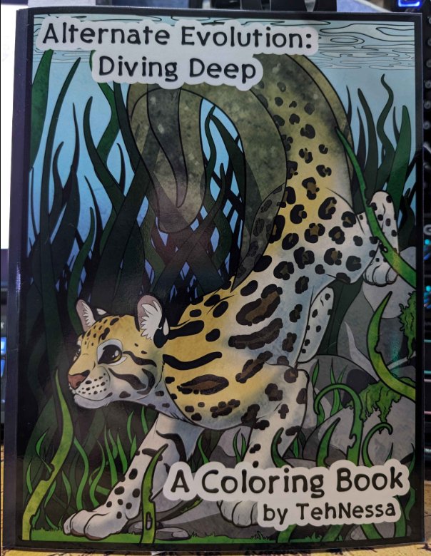 Diving Deep: An Embellished Coloring Book - set 1 product image (1)